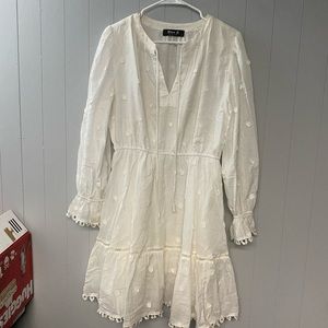 White floral Boutique Dress